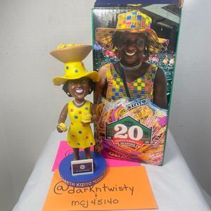 NIB Kizito Cookie Lady Bobblehead Celebrate 20 Seasons Louisville Slugger Field